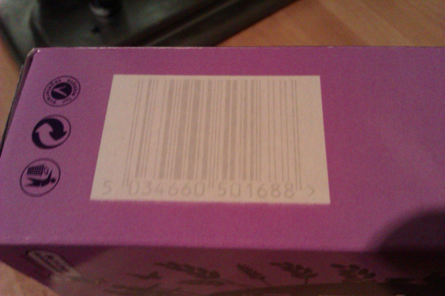 Example barcode