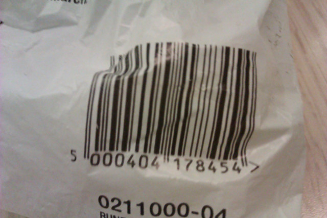 Example barcode