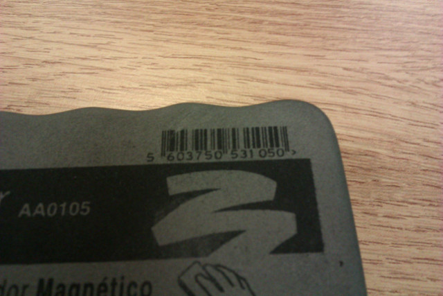 Example barcode