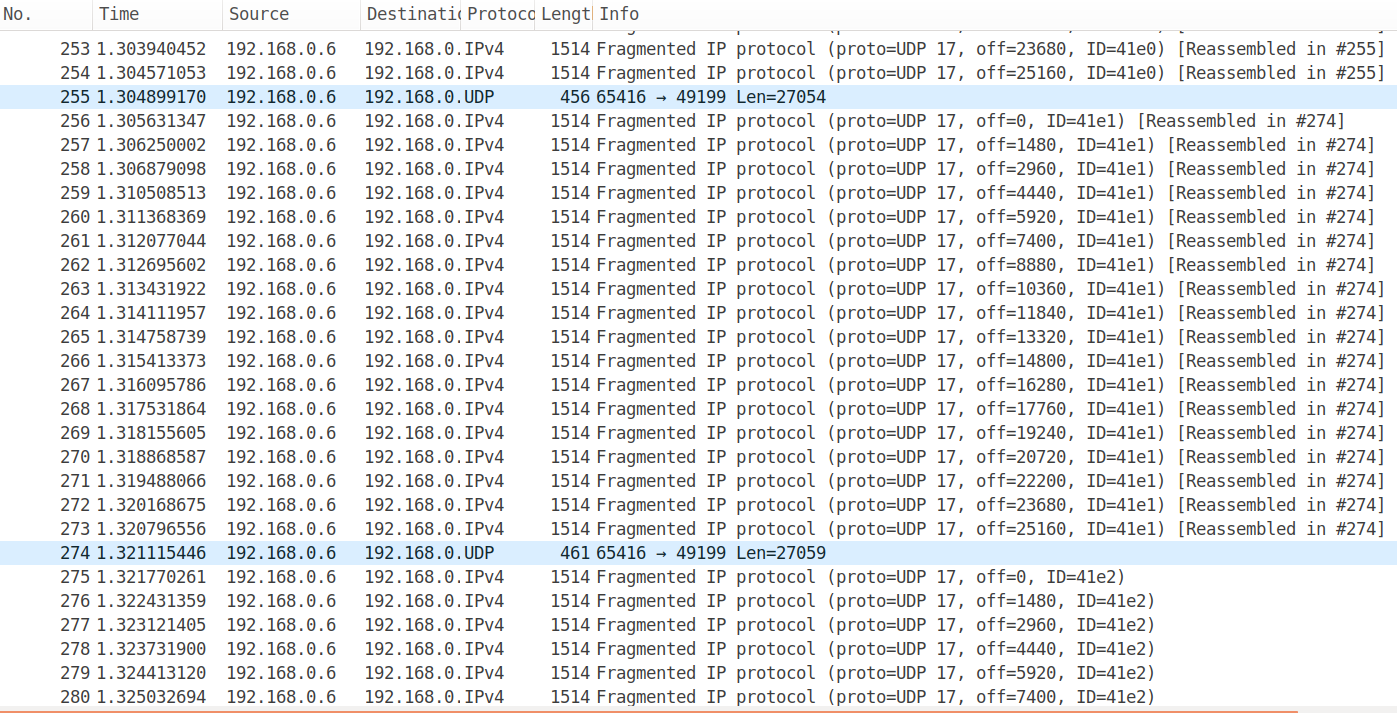 Wireshark screencapture